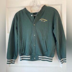 Abercrombie kids hooded sweater jacket size 9/10